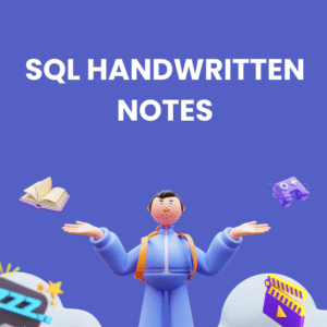 SQL ZERO TO HERO HANDWRITTEN NOTES