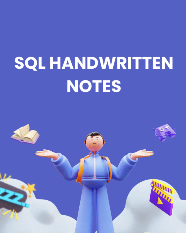 SQL ZERO TO HERO HANDWRITTEN NOTES