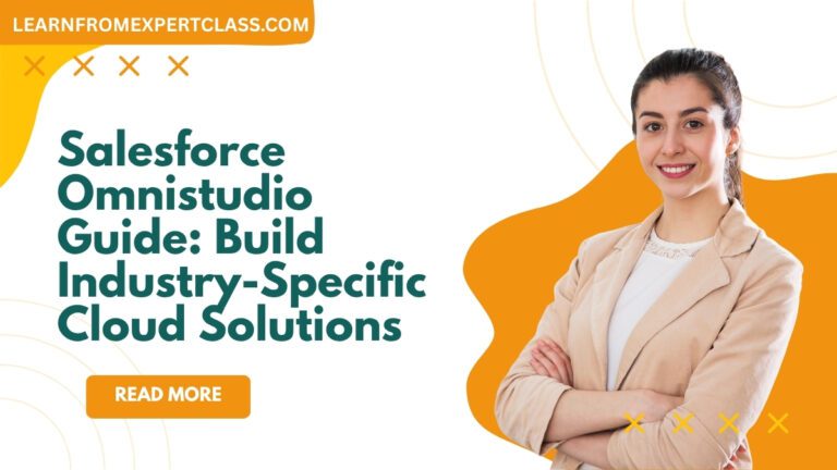 Salesforce Omnistudio (Vlocity) Guide: Build Industry-Specific Cloud Solutions
